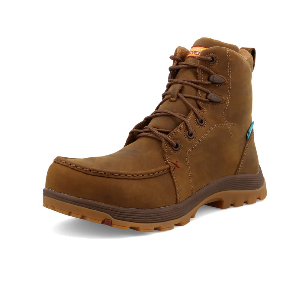 TWISTED X MEN'S OBLIQUE LACE UP WORK BOOT - NANO COMPOSITE TOE - J&R Tack & Feed CO