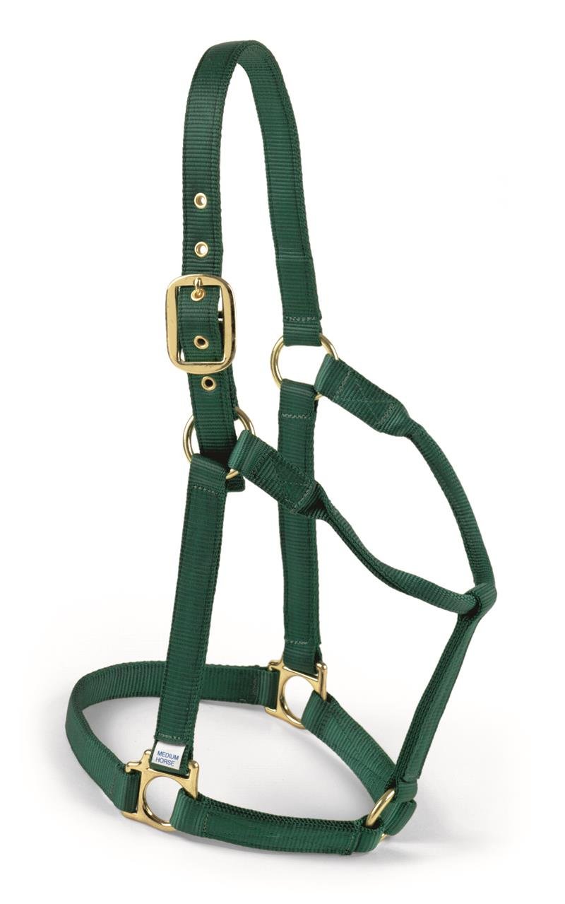 VALHOMA Q HALTER HUNTER GREEN - J&R Tack & Feed CO