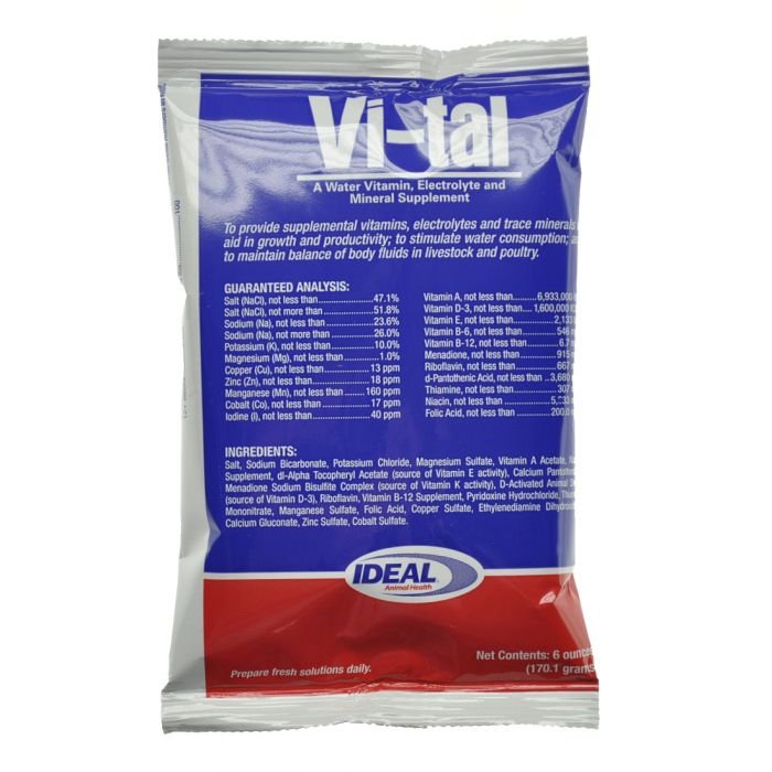 VI-TAL ELECTROLYTES (6 OZ) - J&R Tack & Feed CO