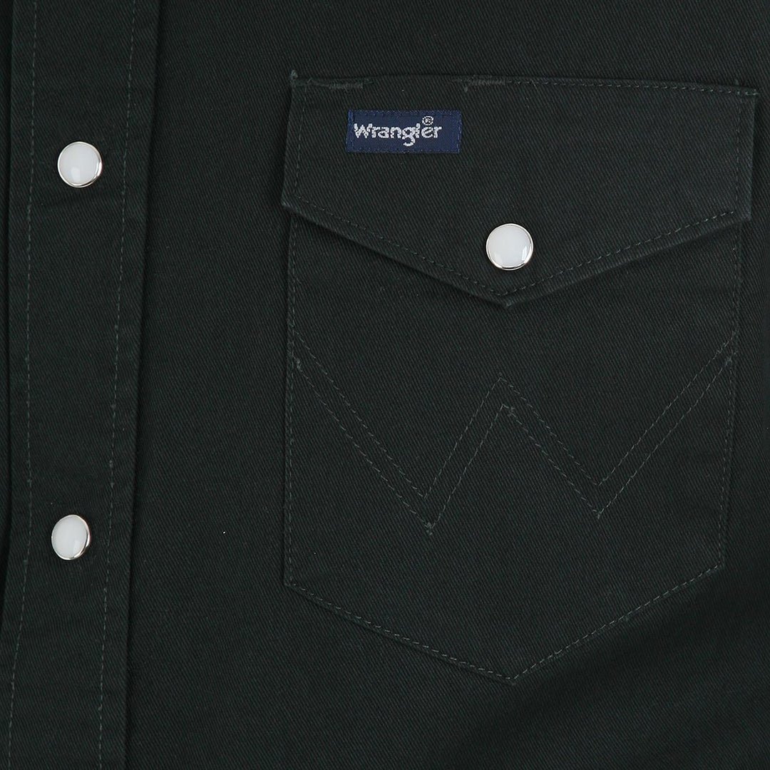 WRANGLER AUTHENTIC COWBOY CUT® WORK SHIRT - FOREST GREEN - J&R Tack & Feed CO