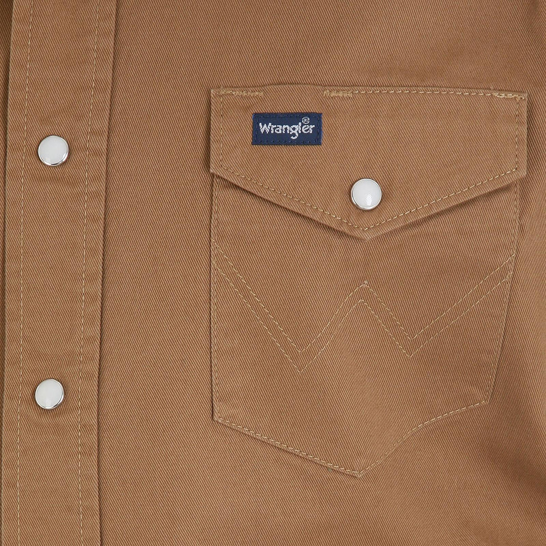 WRANGLER AUTHENTIC COWBOY CUT® WORK SHIRT - RAWHIDE - J&R Tack & Feed CO