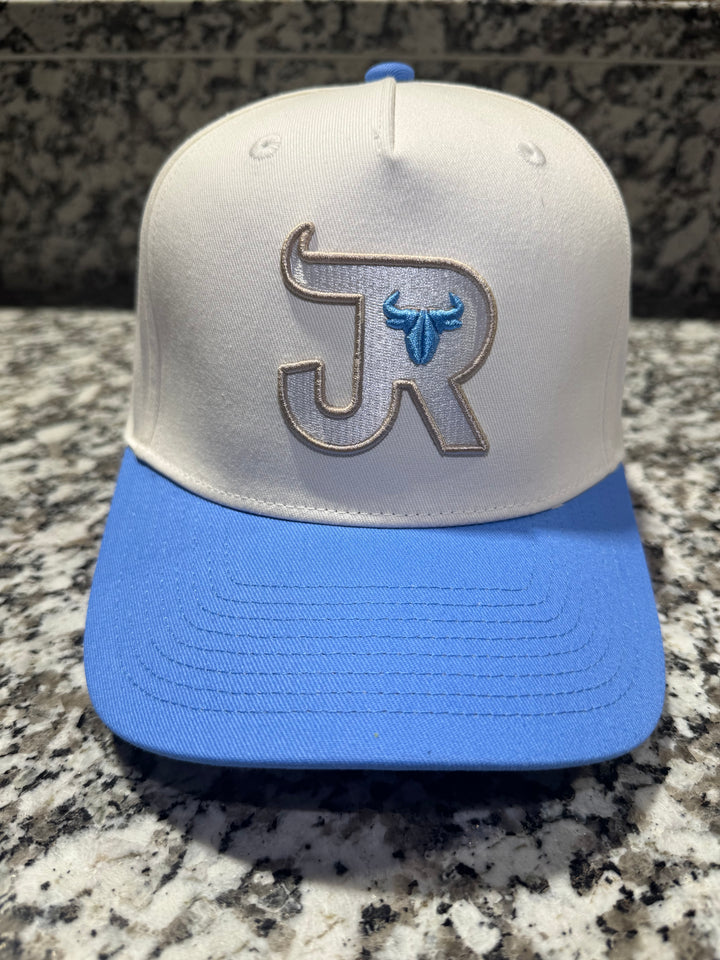 J&R STEER HEAD CAP - STONE/BLUE