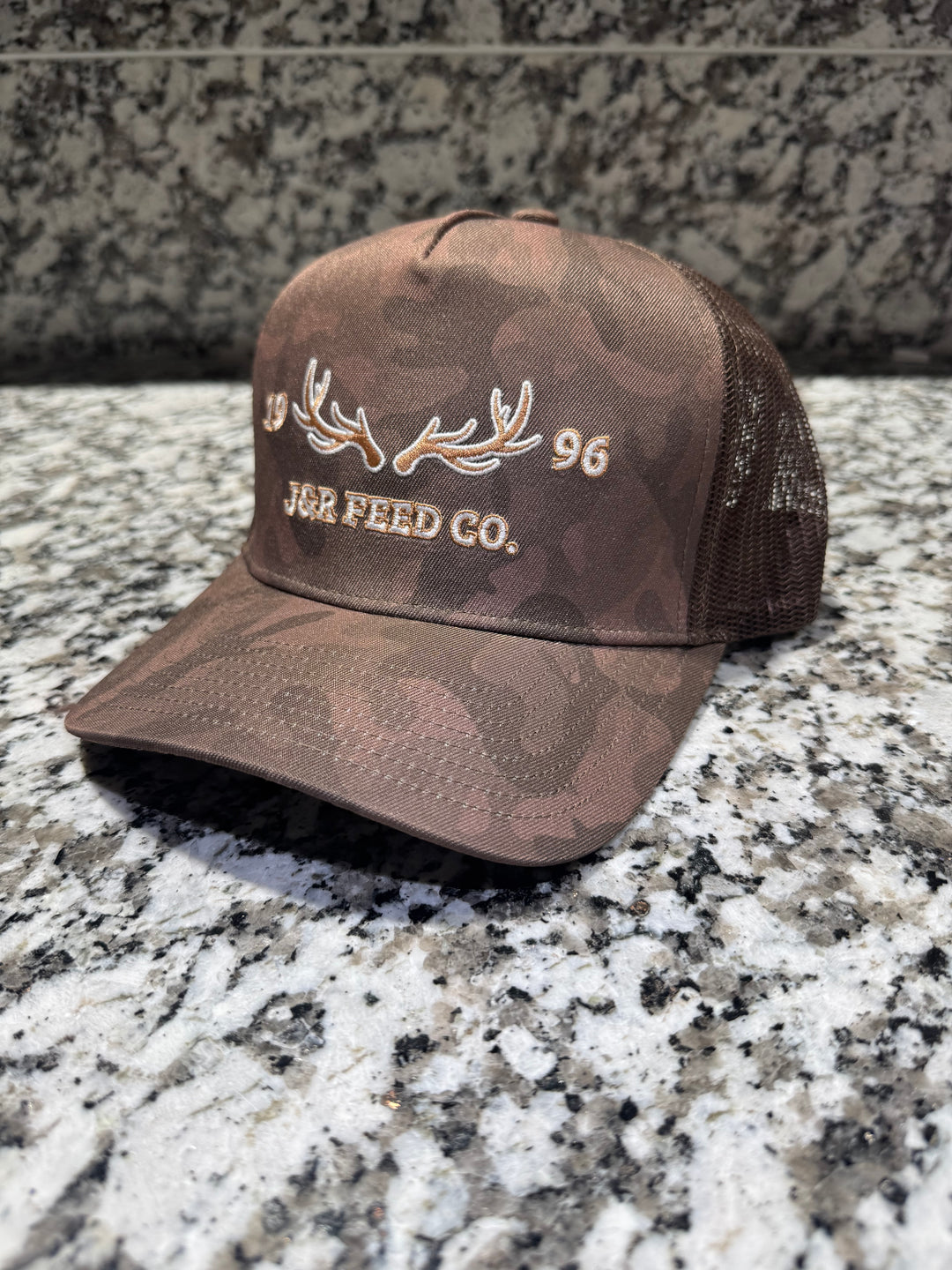 J&R HUNTER CAP - BROWN CAMO