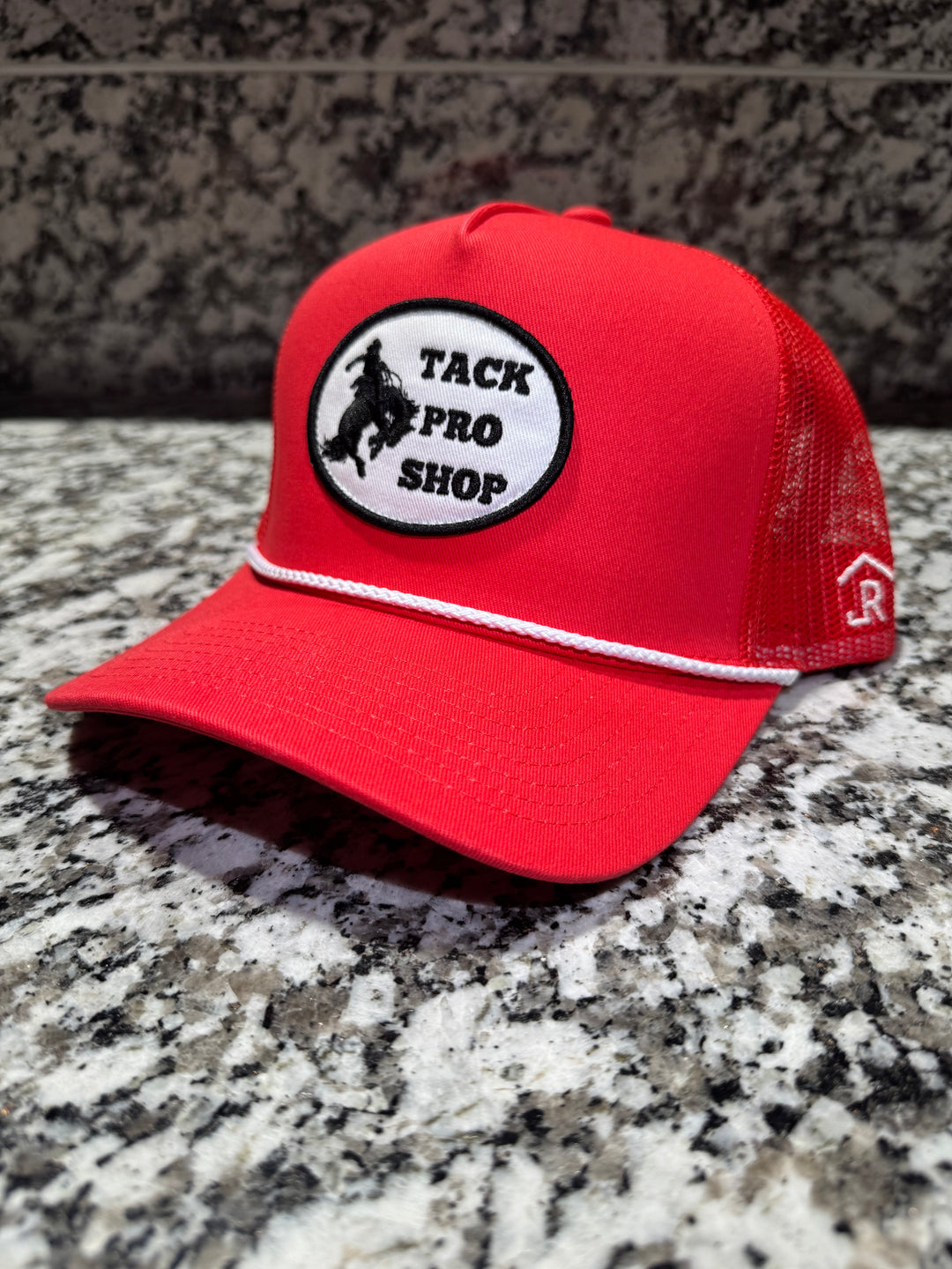 J&R TACK PRO SHOP CAP - RED