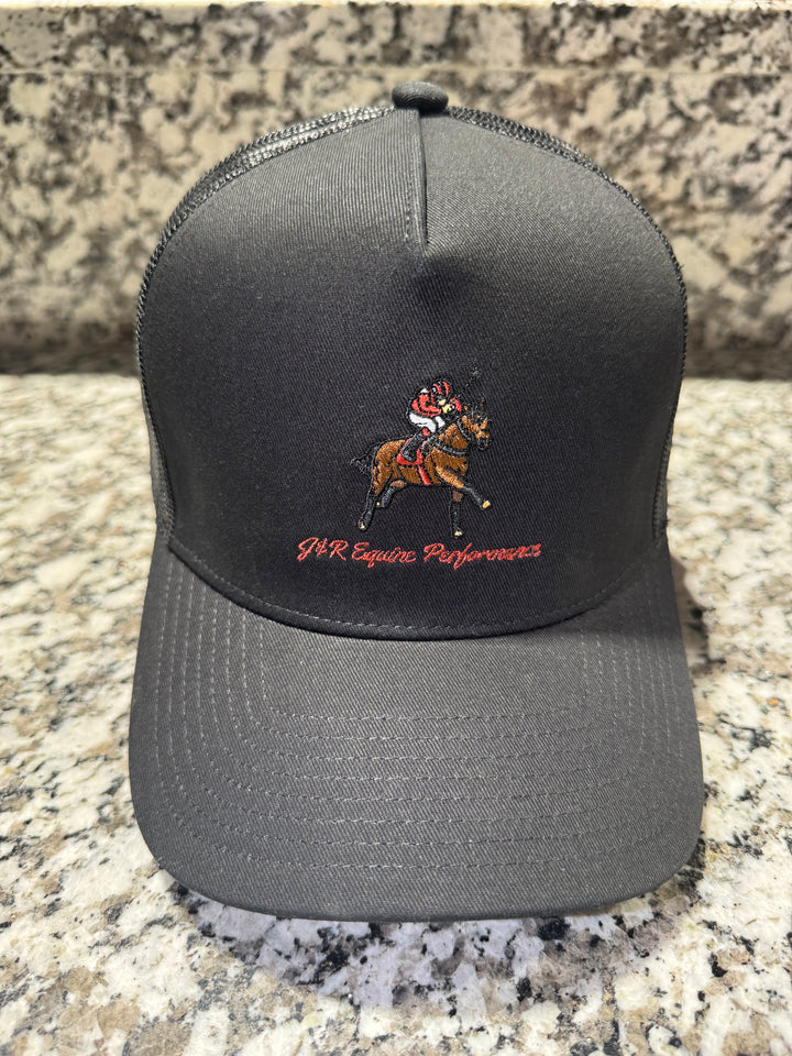 J&R EQUINE PERFORMANCE CAP - BLACK