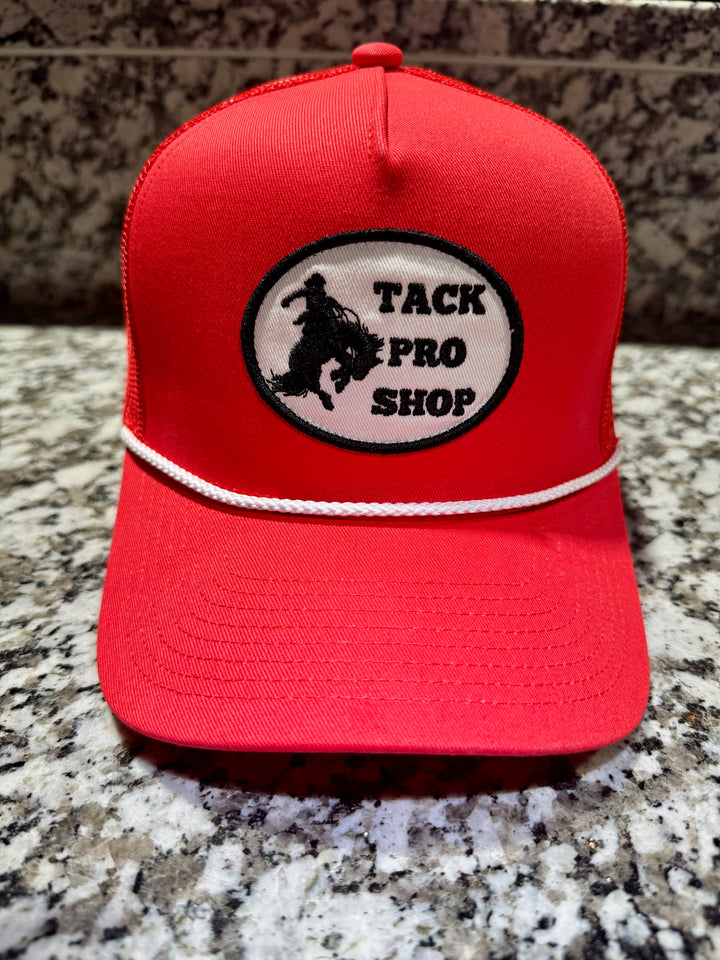J&R TACK PRO SHOP CAP - RED