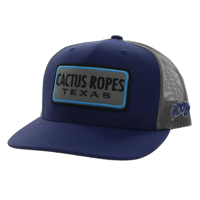 HOOEY "CR082" CACTUS ROPES NAVY/GREY CAP