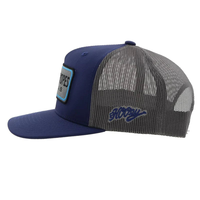 HOOEY "CR082" CACTUS ROPES NAVY/GREY CAP