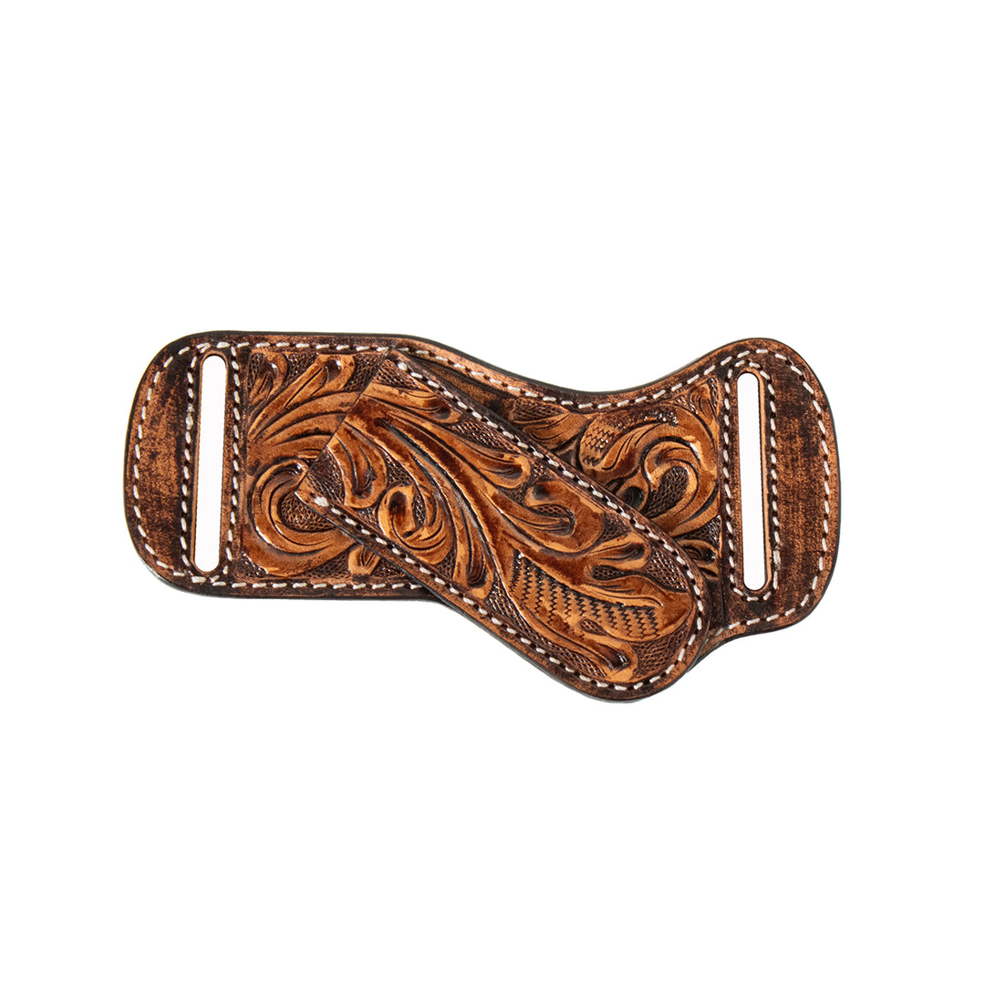 3D BROWN PANCAKE KNIFE SHEATH