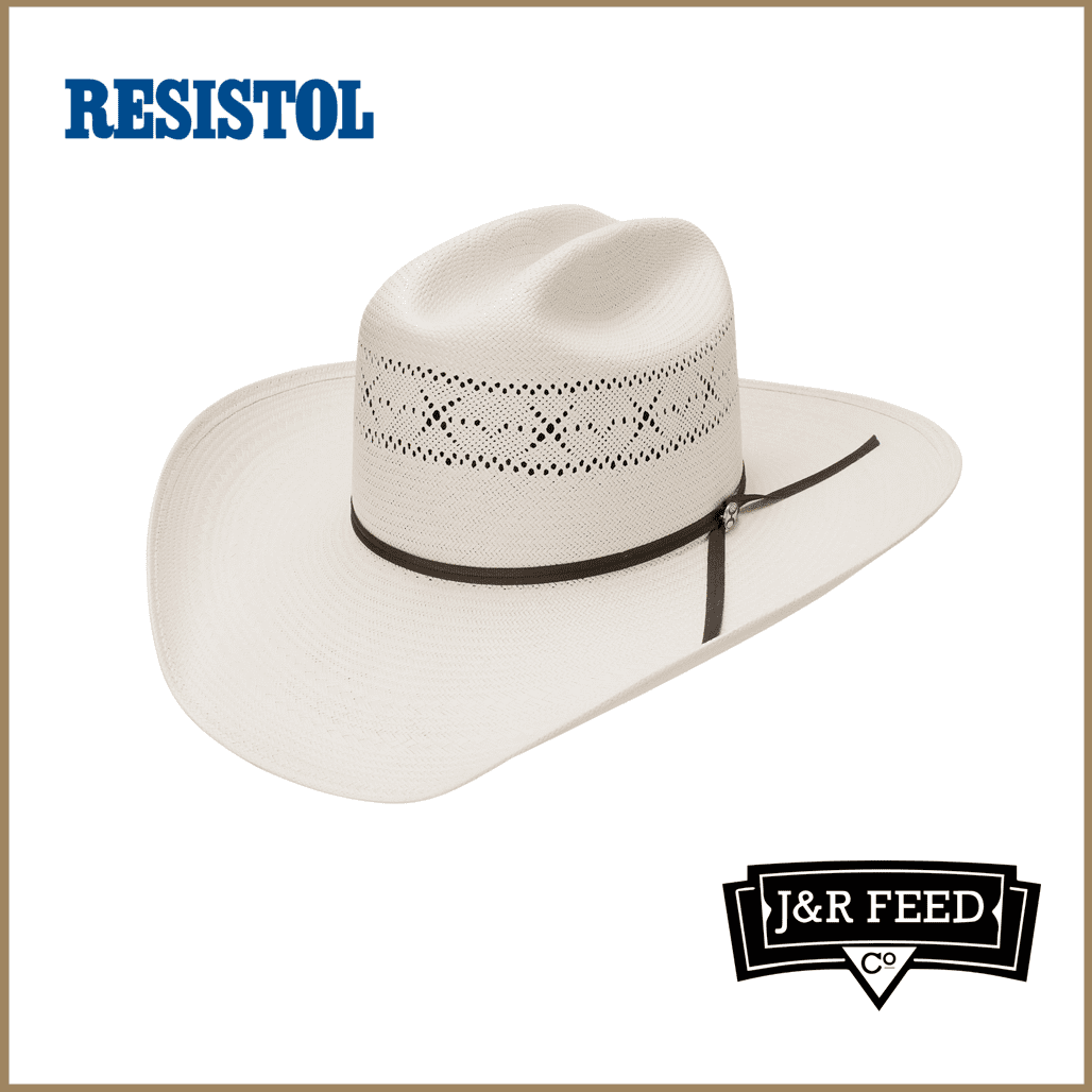 RESISTOL HOOEY BARBED WIRE STRAW HAT - J&R Tack & Feed CO