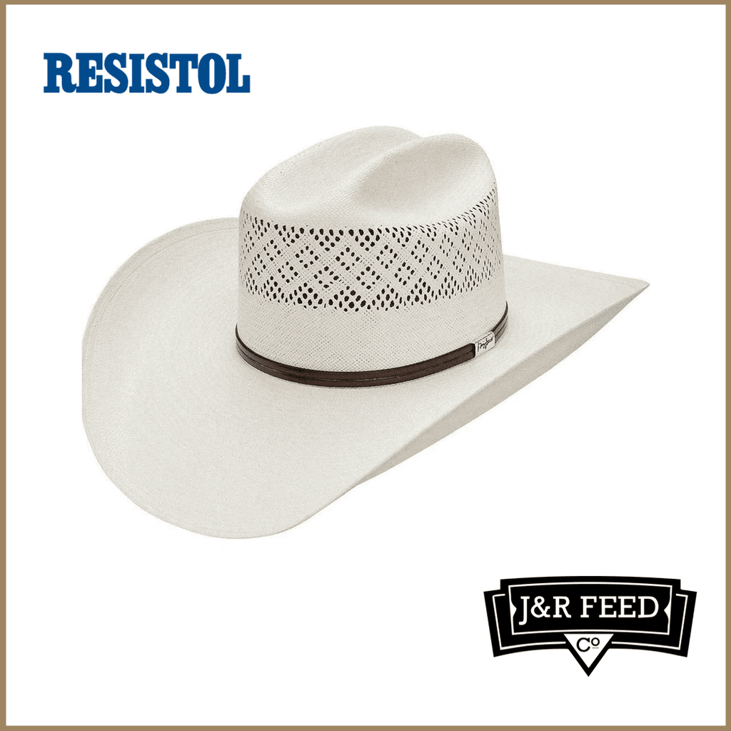 RESISTOL JAXON STRAW HAT