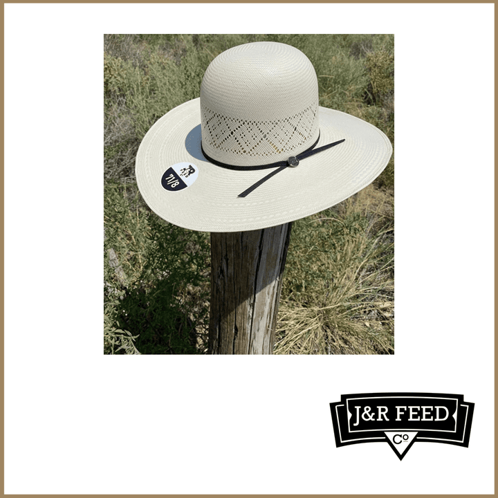 J&R FOUR OF A KIND STRAW HAT - J&R Tack & Feed CO