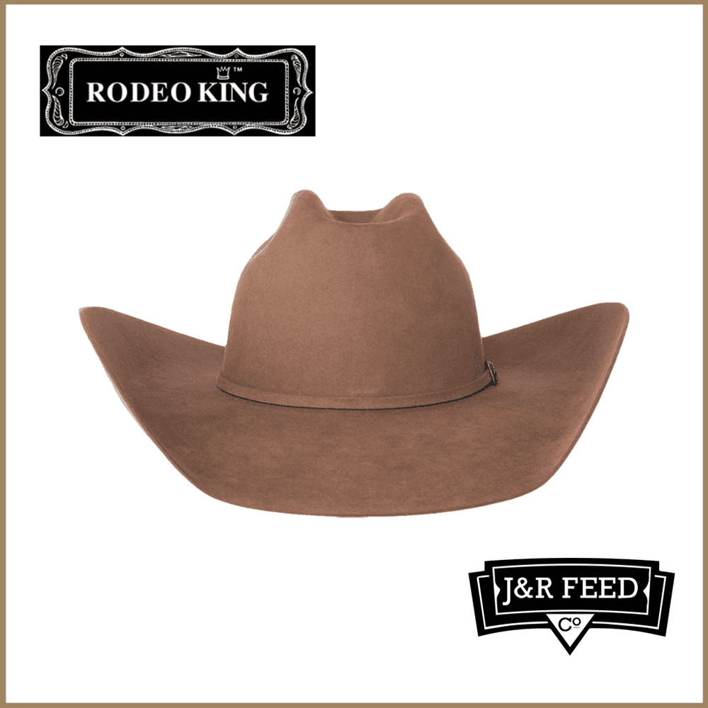 RODEO KING 7X TAN BELLY FELT HAT - J&R Tack & Feed CO