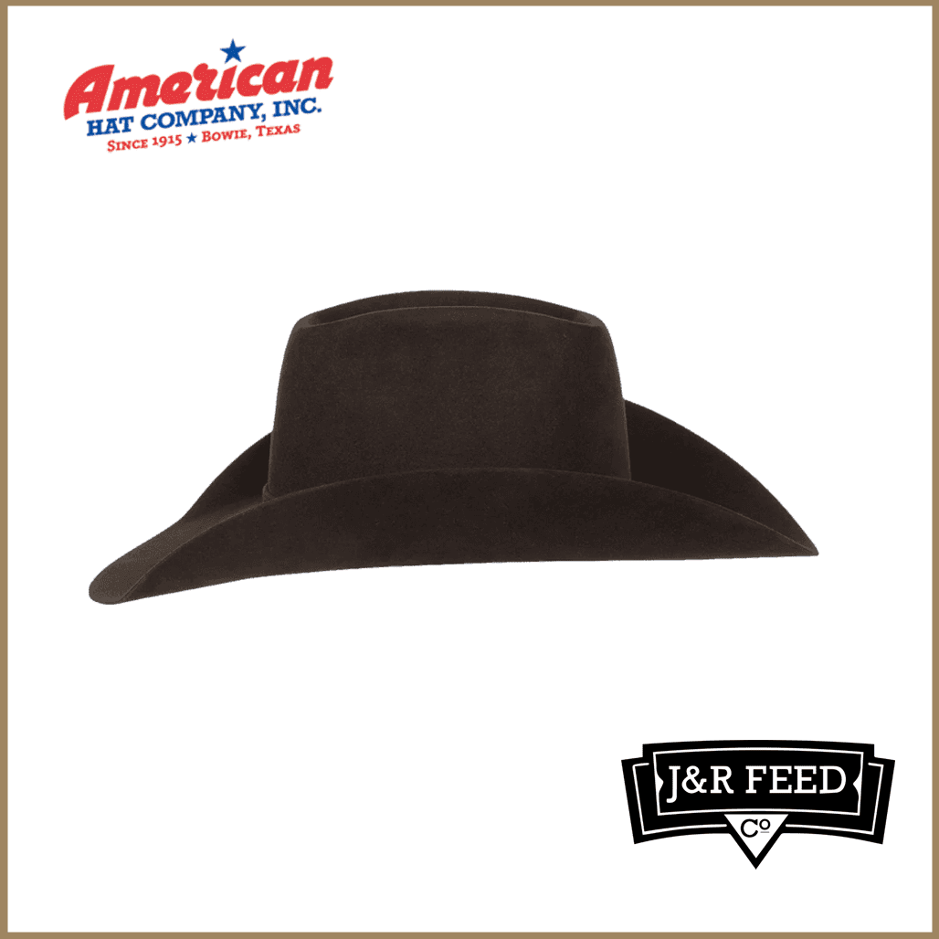 FELT HAT American Hat Company 7X CHOCOLATE - J&R Tack & Feed CO