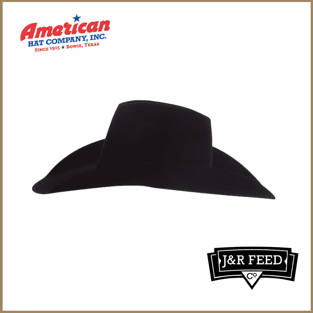 American Hat Company 20X BLACK FELT HAT - J&R Tack & Feed CO