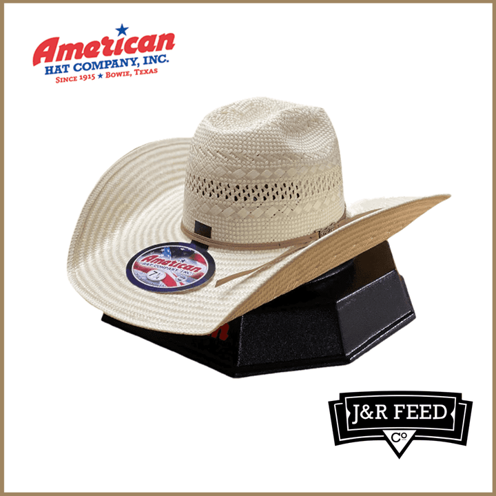 AMERICAN HAT CO 845 POLI ROPE 5" STRAW HAT - J&R Tack & Feed CO