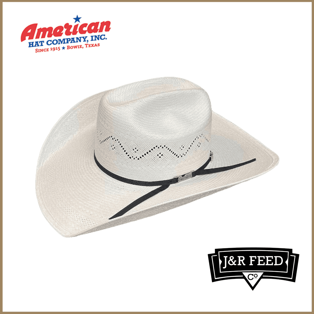 AMERICAN HAT CO 20X 7420 STRAW HAT J R Tack Feed CO
