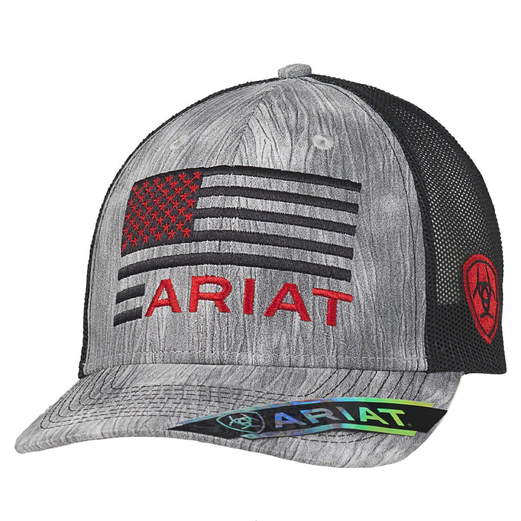 ARIAT FLAG RED/GREY - J&R Tack & Feed CO