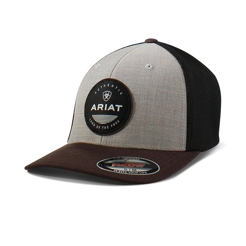 ARIAT FLEXFIT ROUND PATCH BURGUNDY S-M - J&R Tack & Feed CO