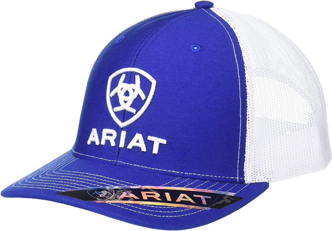 ARIAT MEN'S CENTER SHIELD BLUE CAP - J&R Tack & Feed CO