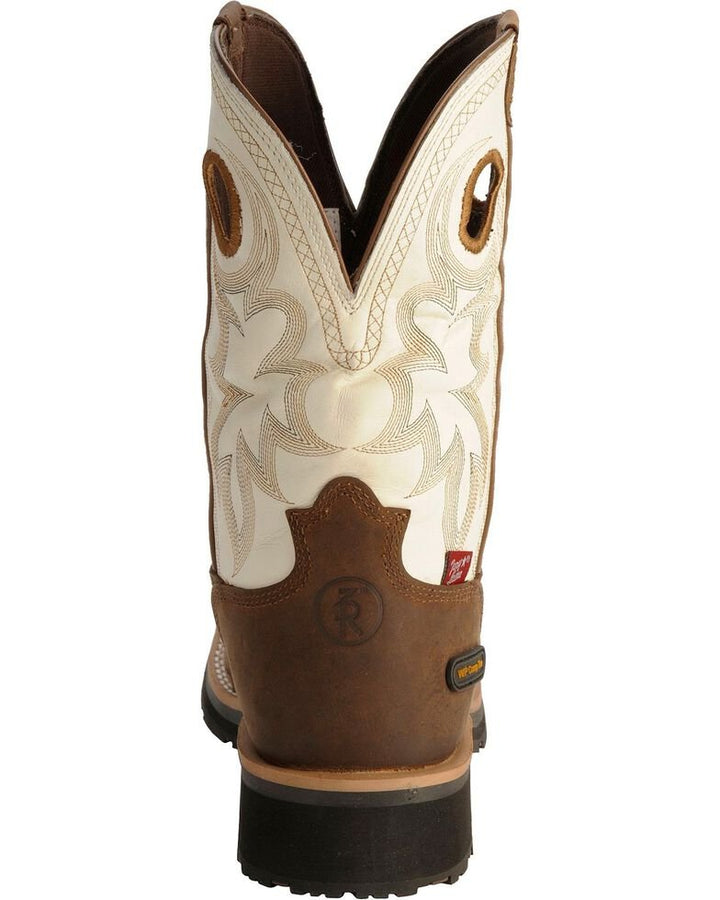TONY LAMA 3R WHITE WATERPROOF CHEYENNE CHAPARRAL BOOTS - COMPOSITE TOE - J&R Tack & Feed CO